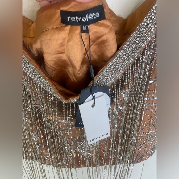 NWT Retrofete Beatrix Sequin Skirt, size Medium - Picture 7 of 13